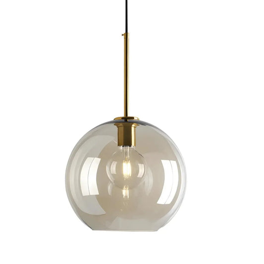 Suspension Boule en Verre Nero