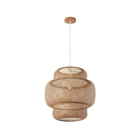 Suspension Rustique en Bambou Traditionnel